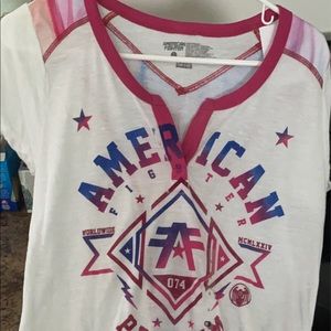 American fighter t shirt